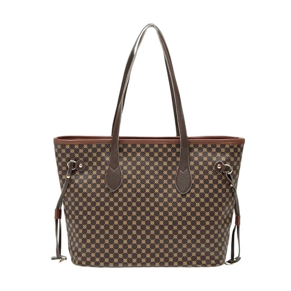 Luxury Brown Tote - Picture 2 of 3